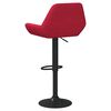 vidaXL Barhocker 2 Stk. Weinrot Samt