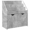 vidaXL Kinderregal Betongrau 60 x 29,5 x 69 cm Holzwerkstoff