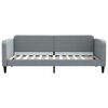 vidaXL Tagesbett Hellgrau 90x200 cm Stoff