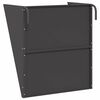 vidaXL H&auml;ngender Heufutterspender Schwarz 61 x 33 x 66 cm