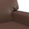 vidaXL 2-Sitzer-Sofa Braun 140 cm Kunstleder