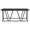 vidaXL Couchtisch Schwarze Eiche 100 x 50 x 40 cm Sperrholz und Metall