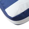 vidaXL Palettenkissen Blau Wei&szlig; Gestreift 80x40x12 cm Stoff