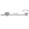 vidaXL Deckelst&uuml;tzscharnier 2 pcs Silber 194 x 36 x 18 mm Eisen