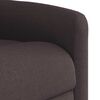 vidaXL Relaxsessel mit Aufstehhilfe Dunkelbraun Stoff