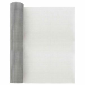 vidaXL Drahtgeflecht 40 x 2000 cm 18 Mesh Edelstahl 304 Silber