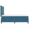 vidaXL Boxspringbett mit Matratze Dunkelblau 160 x 200 cm Stoff