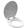 SCH&Uuml;TTE WC-Sitz mit Absenkautomatik BLACK STONE Hochglanz MDF