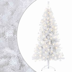 vidaXL K&uuml;nstlicher klappbarer Weihnachtsbaum 150 cm 150 LEDs
