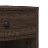 vidaXL Druckerst&auml;nder mit Rollen Braun Eichen-Optik 60x40x68,5 cm