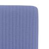 vidaXL Esszimmerst&uuml;hle 4 Stk. Jeansblau Stoff