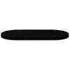 vidaXL Tischplatte Dunkelbraun 100x50x4 cm Massivholz Eiche Oval