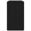 vidaXL Sideboard Schwarz Eichen-Optik 120 x 41 x 75 cm Holzwerkstoff