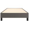 vidaXL Boxspringbettgestell Grau 90x190 cm Kunstleder