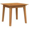 vidaXL Gartenst&uuml;hle mit Tisch 3 pcs Schwarz Massivholz Akazie