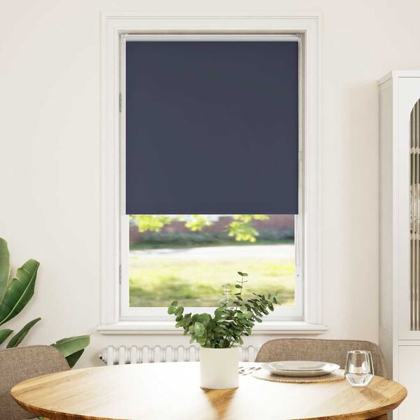 vidaXL Verdunkelungsrollo Marineblau 80x130cm Stoffbreite 75,7 cm