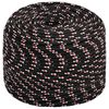 vidaXL Mehrzweck-Allzweckseil 6 mm 50 m Schwarz und Rot PP