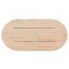vidaXL Tischplatte 90x45x2,5 cm Massivholz Kiefer Oval