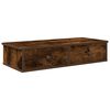 vidaXL Wandregal mit Schubladen R&auml;uchereiche 80x31x17 cm Holzwerkstoff