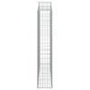 vidaXL Gabionen mit Hochbogen 10 Stk 200x30x160/180cm Verzinktes Eisen