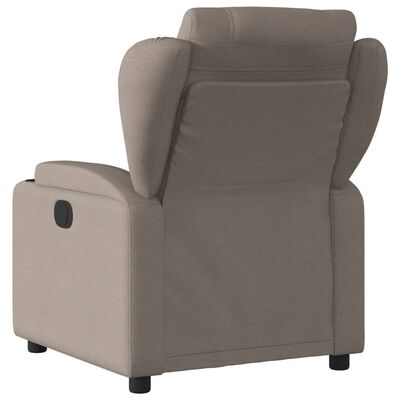 vidaXL Relaxsessel Taupe Stoff