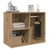 vidaXL Ankleideschrank Artisan Eiche 80x40x65 cm Holzwerkstoff