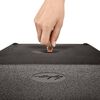 LECHUZA Pflanzgef&auml;&szlig; CANTO Stone 30 High ALL-IN-ONE Graphitschwarz