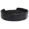 vidaXL Hundebett Schwarz 99x89x21 cm Pl&uuml;sch und Kunstleder