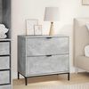 vidaXL Nachttisch Betongrau 63,5 x 36 x 61 cm Holzwerkstoff