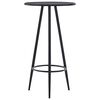 vidaXL 5-tlg. Bar-Set Kunststoff Grau