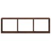 vidaXL Wandschrank 100x16x30 cm Eichen-Optik Holzwerkstoff