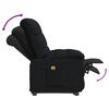 vidaXL Massagesessel Schwarz Stoff