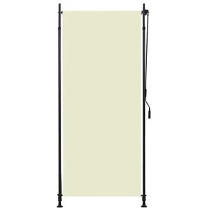 vidaXL Au&szlig;enrollo 100 x 270 cm Creme