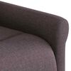 vidaXL Relaxsessel Elektrisch Dunkelbraun Stoff