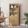 vidaXL B&uuml;cherregal BODO Honigbraun 82 x 40 x 173 cm Holzwerkstoff
