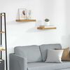 vidaXL Wandregal 2 pcs Beige 40 x 23,5 x 4 cm Holzwerkstoff