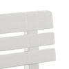 vidaXL Gartenbank Wei&szlig; 110x52x71 cm Polypropylen