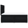 vidaXL Boxspringbett mit Matratze Schwarz 140x200 cm Stoff