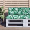 vidaXL Palettensofa-Kissen Blattmuster 70x40x10 cm