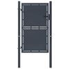 vidaXL Gartentor aus Stahl 100 x 200 cm Anthrazit