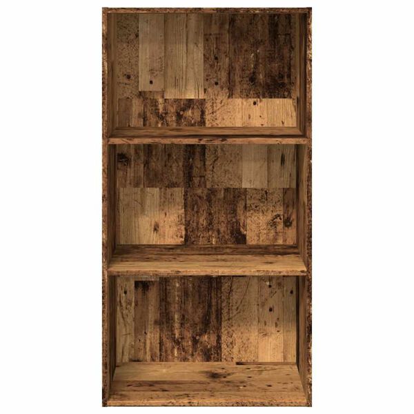 vidaXL B&uuml;cherregal Altholz-Optik 60x30x114 cm Holzwerkstoff