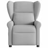 vidaXL Massagesessel Elektrisch Wolkengrau Stoff