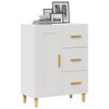 vidaXL Sideboard Wei&szlig; 69,5x34x90 cm Holzwerkstoff