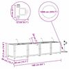 vidaXL Garten-Pflanzgef&auml;&szlig; 4 pcs Braun Stahl