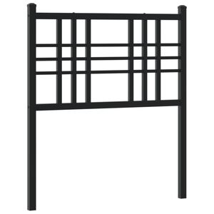 vidaXL Kopfteil Metall Wei&szlig; 75 cm