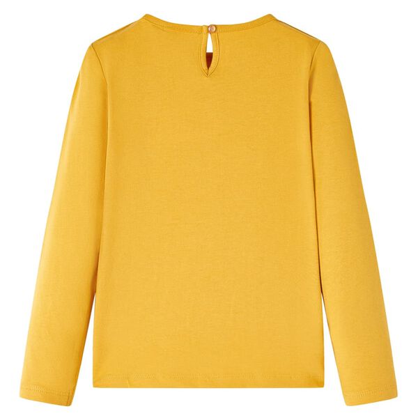 Kinder-Langarmshirt Ocker 128