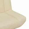 vidaXL Drehstuhl Creme 63 x 75 x 76 cm Stoff