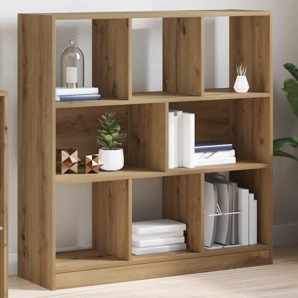 vidaXL B&uuml;cherregal Artisan-Eiche 97,5x29,5x100 cm Holzwerkstoff