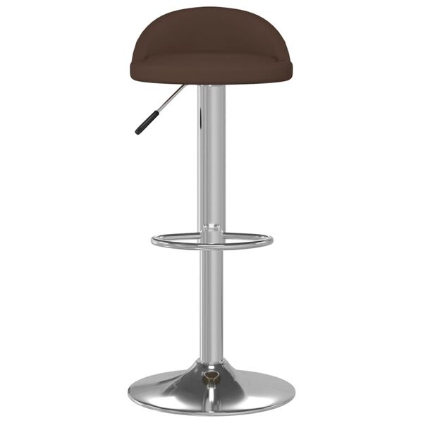 vidaXL Barhocker Braun Kunstleder
