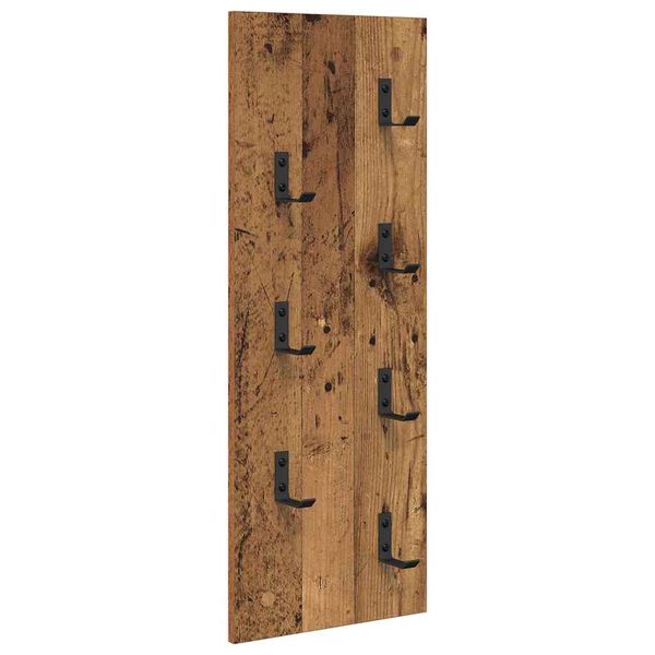 vidaXL Wandmontierter nachttisch Wandmontiert Altholz 30 x 1,5 x 80 cm